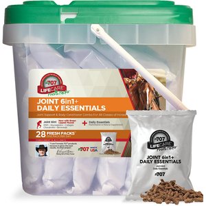 Formula 707 Joint 6-in-1 & Daily Essentials Pellets Hay Flavor Horse Supplement, 28 count