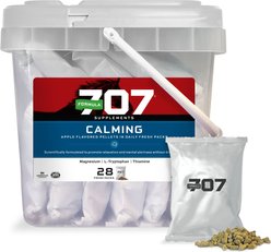 Formula 707 Calming Grain Flavor Pellets Horse Supplement, 28 count