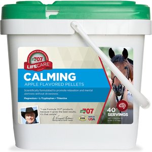 Formula 707 Calming Apple Flavor Pellets Horse Supplement, 5-lb bucket