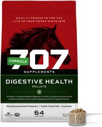 Formula 707 Digestive Health Hay Flavor Pellets Horse Supplement, 4-lb bucket