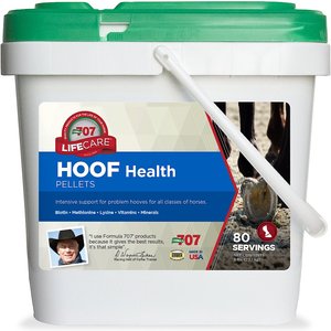 Formula 707 Hoof Health Hay Flavor Pellets Horse Supplement, 5-lb bucket