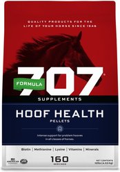Formula 707 Hoof Health Hay Flavor Pellets Horse Supplement, 10-lb bucket