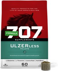 Formula 707 ULZERless Digestive Health Hay Flavor Pellets Horse Supplement, 7.5-lb bucket