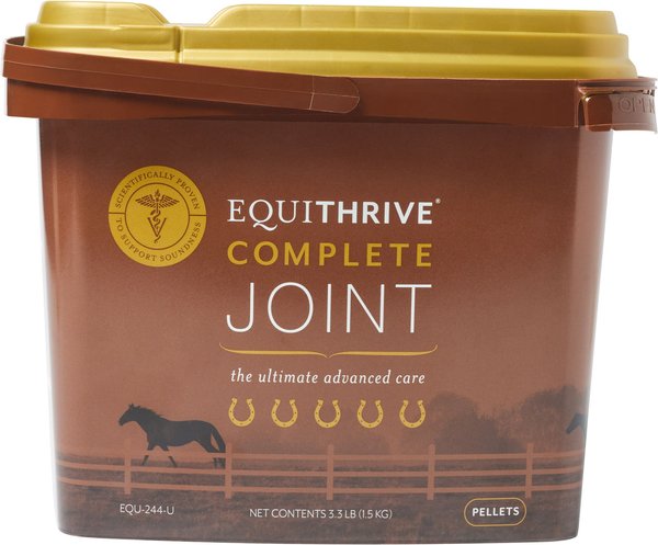 Equithrive Complete Joint Pellets Horse Supplement, 3.3-lb tub slide 1 of 2