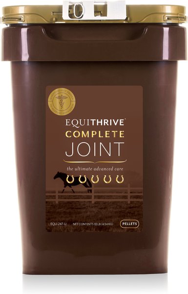 Equithrive Complete Joint Pellets Horse Supplement, 10-lb tub slide 1 of 2