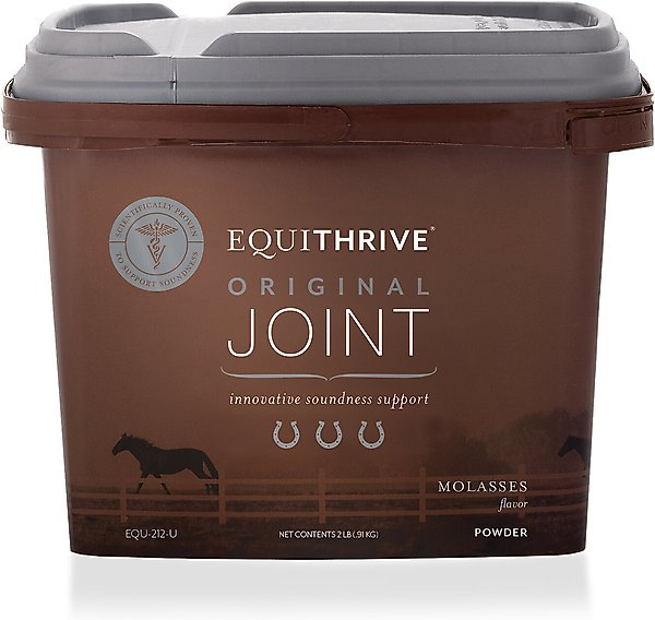 Equithrive Original Joint Powder Molasses Flavor Horse Supplement, 2-lb tub slide 1 of 2