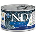 Farmina Natural & Delicious Ocean Salmon & Cod Canned Dog Food, 4.9-oz can, case of 6