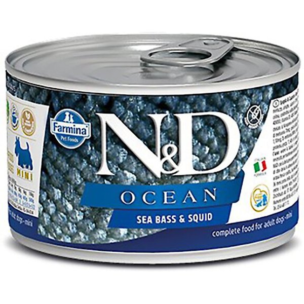 FARMINA Natural & Delicious Ocean Salmon & Cod Canned Dog Food, 4.9oz