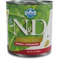 Farmina Natural & Delicious Prime Chicken & Pomegranate Canned Dog Food, 10.05-oz can, case of 6