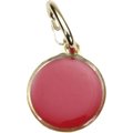 Coastal Pet Products Round Reflective Dog ID Tag, Red