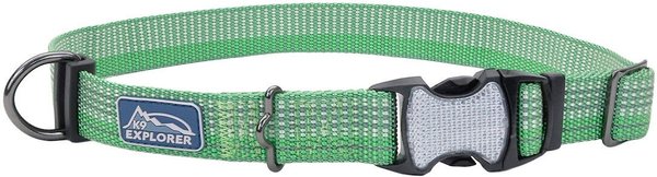 K9 Explorer Brights Reflective Dog Collar, Meadow, 8 to 12-in neck, 5/8-in wide slide 1 of 6