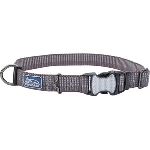 K9 Explorer Brights Reflective Dog Collar, Mountain, 10 to 14-in neck, 5/8-in wide