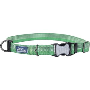 K9 Explorer Brights Reflective Dog Collar, Meadow, 12 to 18-in neck, 5/8-in wide