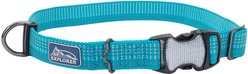 K9 Explorer Brights Reflective Dog Collar, Ocean, 12 to 18-in neck, 1-in wide