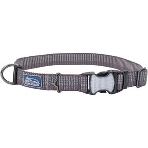 K9 Explorer Brights Reflective Dog Collar, Mountain, 18 to 26-in neck, 1-in wide