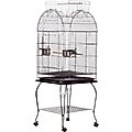 A&E Cage Company Economy Dome Top Bird Cage, Black