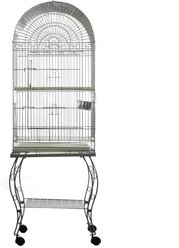 A&E Cage Company Economy Dome Top Bird Cage, Platinum slide 2 of 3