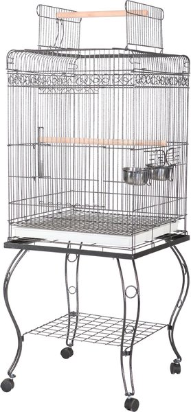 A&E Cage Company Economy Play Top Bird Cage, Black slide 1 of 3