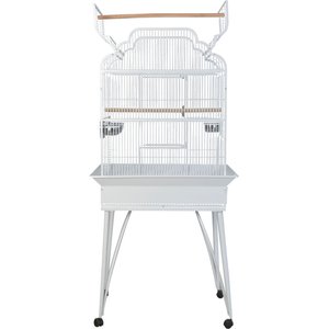 A&E Cage Company Open Victorian Top & Plastic Base