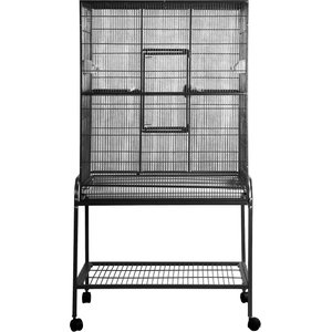  A&E Cage 782217 Platinum Open Victorian Top with Plastic Base Bird  Cage, 22 x 17 : Pet Supplies