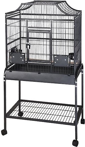 A&E Cage Company Elegant Style Flight Bird Cage, Black, Small slide 1 of 3