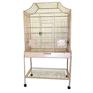 A&E Cage Company Elegant Style Flight Bird Cage, Sandstone, Small
