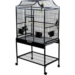 A&E Cage Company Elegant Style Flight Bird Cage, Black, Medium