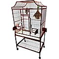 A&E Cage Company Elegant Style Flight Bird Cage, Burgundy, Medium