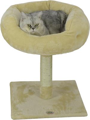 Show full view: Go Pet Club 24-in Faux Fur Cat Tree, Beige slide 2 of 4
