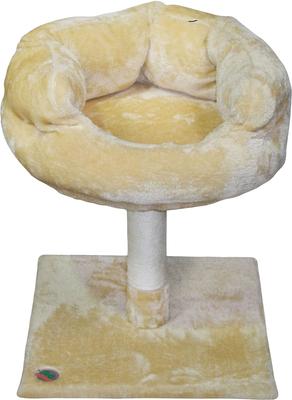 Show full view: Go Pet Club 24-in Faux Fur Cat Tree, Beige slide 3 of 4