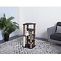 Go Pet Club 33-in Faux Fur Cat Tree, Brown/Black