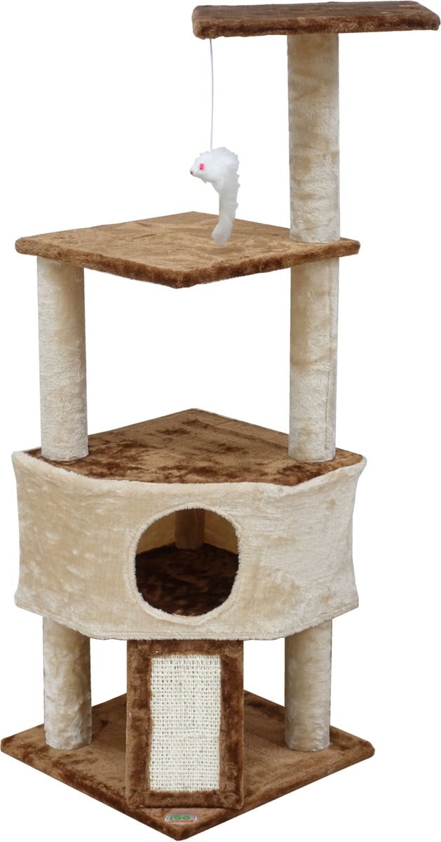 Go Pet Club 46-in Faux Fur Cat Tree