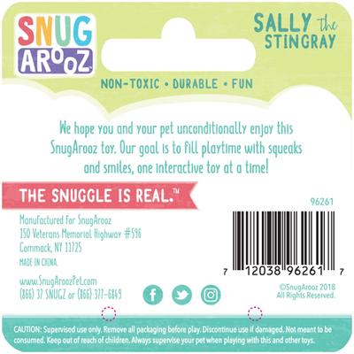 Show full view: Snugarooz Sally the Stingray Dog Toy, 21-in slide 3 of 4