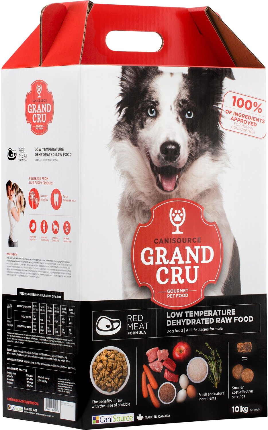 Canisource Grand Cru Red Meat Dehydrated Dog Food