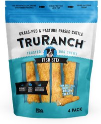 TruRanch 5" Fish Stix Dog Treats, 4 count