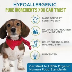 4-Legger Organic Hypo-Allergenic Unscented Aloe Dog Shampoo, 16-oz bottle slide 2 of 7