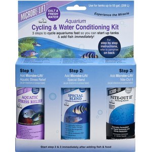 Microbe-Lift Aquarium Cycling & Water Conditioning Kit, 4-oz bottle