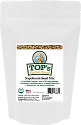 TOP's Parrot Food Organic Napoleon Seed Mix Small Parrot Food, 1-lb bag