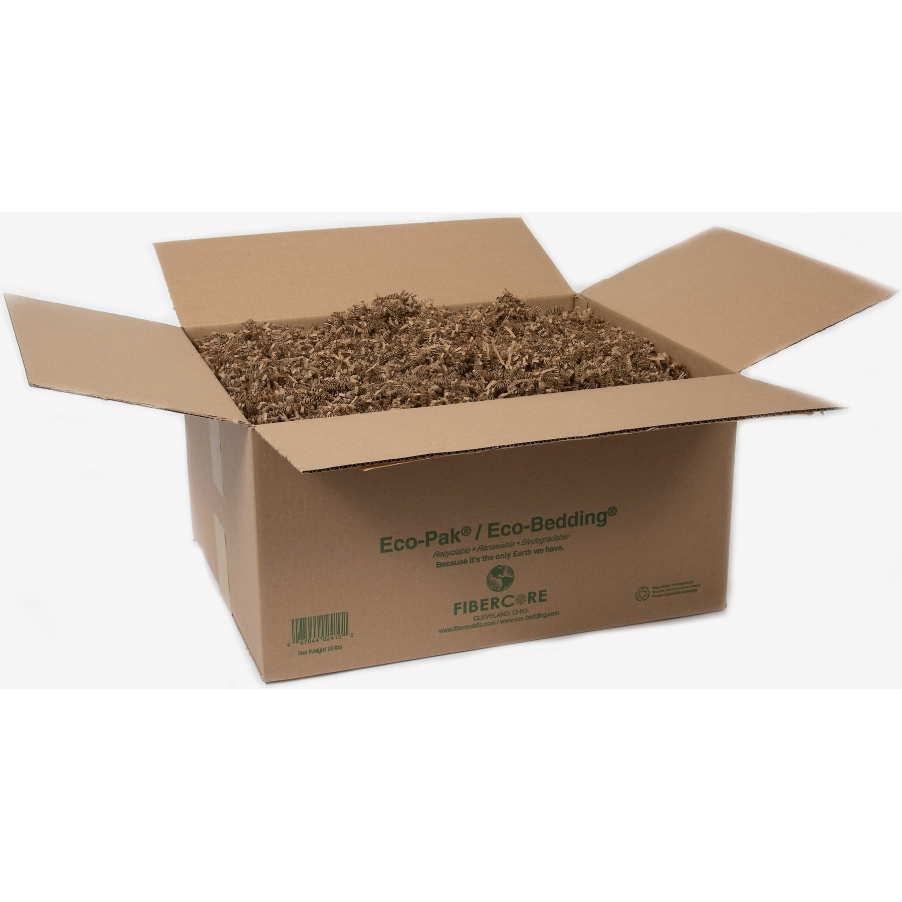 FIBERCORE Small Pet EcoBedding, Natural, 10lb box