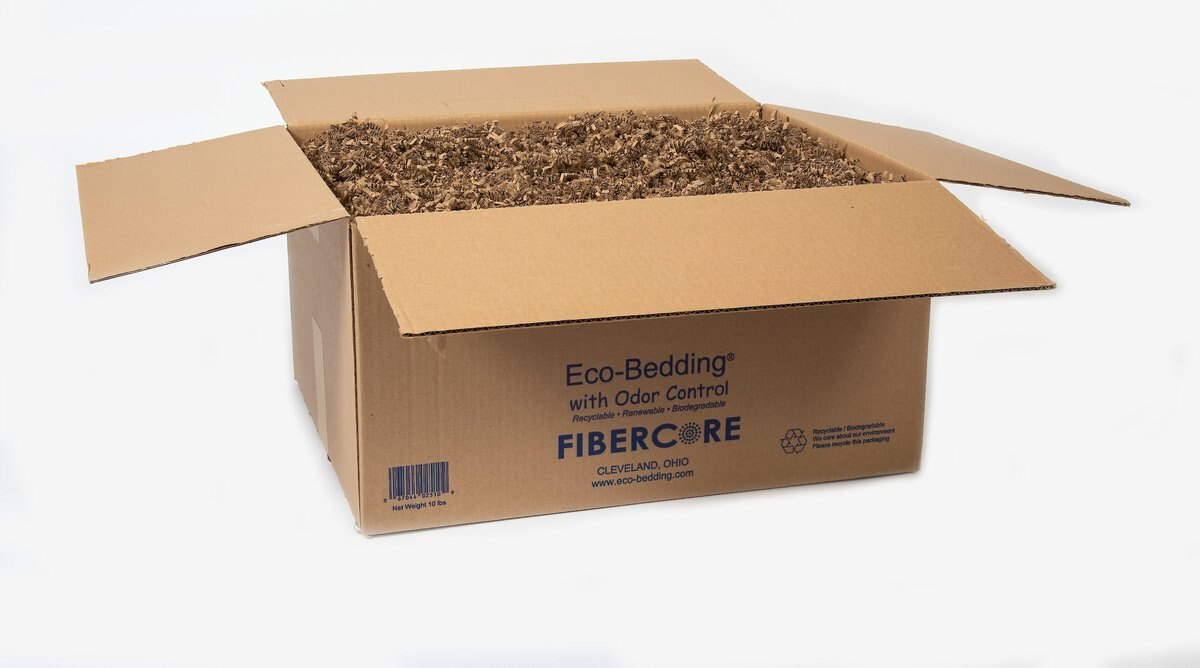 FIBERCORE Odor Control Small Animal EcoBedding, Natural, 10lb box