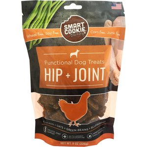 Smart Cookie Barkery Hip & Joint Chicken Dog Treats, 8-oz bag