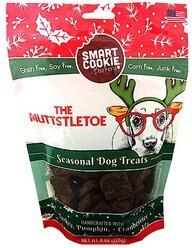 Smart Cookie Barkery Muttstletoe Grain-Free Dog Treats, 8-oz bag
