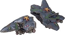 Penn-Plax Fighter Jet Wreck Aquarium Ornament slide 1 of 3