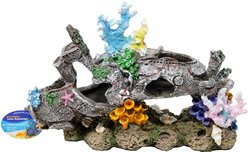 Penn-Plax Grey Submarine Coral Aquarium Ornament slide 2 of 5