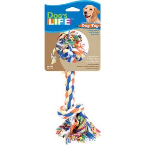 Penn-Plax 2 Knot Tough Dog Rope Toy, Multi-Color