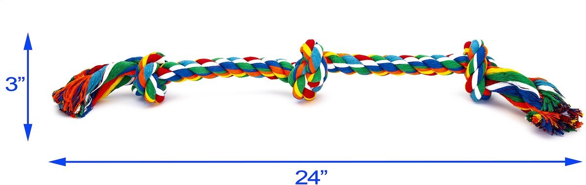 Penn-Plax Single Knot Rope Dog Toy