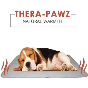 The Green Pet Shop Thera-Pawz Warming Dog & Cat Pad, Grey, Grey, Medium