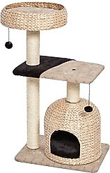 MidWest Feline Nuvo Nest 40.75-in Modern Wicker Cat Tree & Condo
