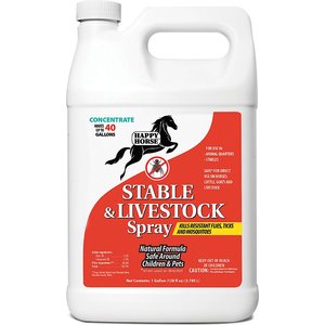 Happy Horse Stable & Livestock Insect Killer Concentrate, 128-oz bottle