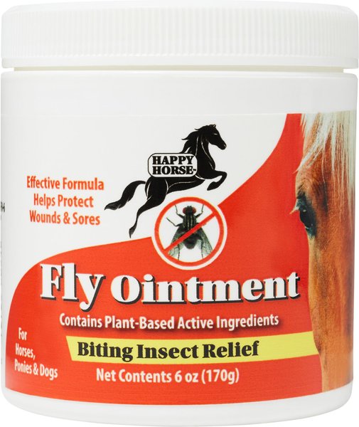 Happy Horse Biting Insect Relief Horse Ointment, 6-oz jar slide 1 of 1